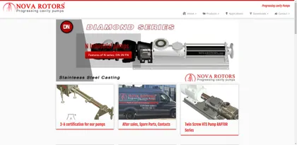 Screenshot of Nova Rotors Srl