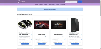 Screenshot of NSQ Hauk GmbH