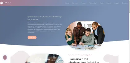 Screenshot of OakLabs GmbH