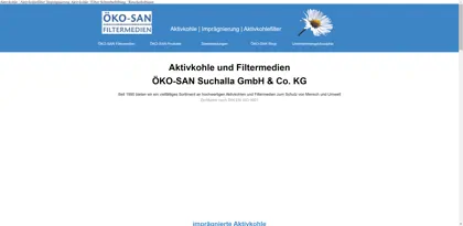 Screenshot of ÖKO-SAN Suchalla GmbH & Co. KG