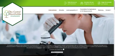 Screenshot of Labor im Ökompark GmbH & Co.KG