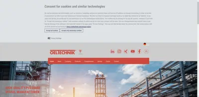 Screenshot of Gesellschaft für OELTECHNIK mbH