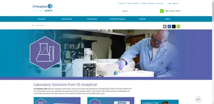 Screenshot of OI Analytical