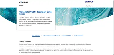 Screenshot of Olympus Soft Imaging Solutions GmbH