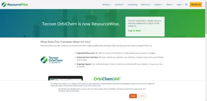 Screenshot of Tecnon OrbiChem Ltd