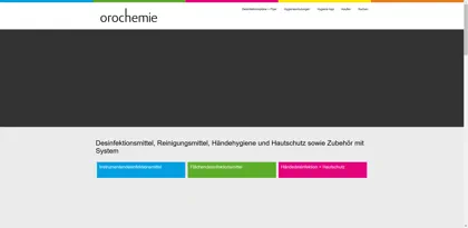 Screenshot of orochemie GmbH + Co. KG