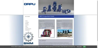 Screenshot of Oranienburger Pumpen- und Verdichter GmbH(ORPU)