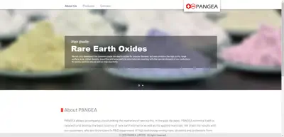 Screenshot of Pangea International Limited