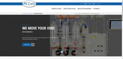 Screenshot of PCA Polymerchemie Altmeier GmbH