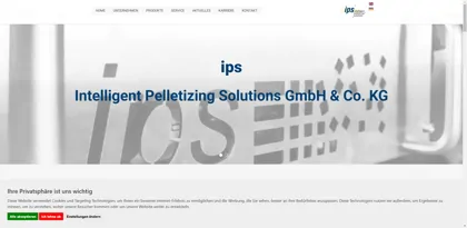 Screenshot of ips Intelligent Pelletizing Solutions GmbH & Co. KG