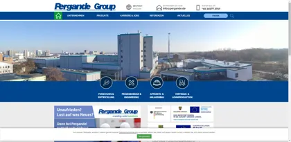 Screenshot of Pergande GmbH