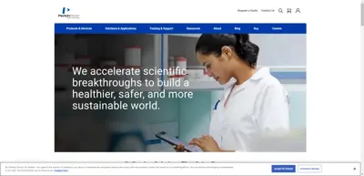 Screenshot of PerkinElmer LAS (Germany) GmbH