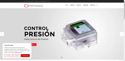 Screenshot of Pertegaz, S.L.