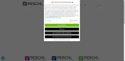 Screenshot of Peschl Ultraviolet GmbH