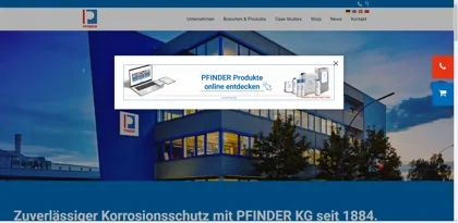 Screenshot of Pfinder KG
