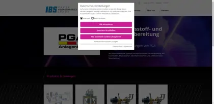 Screenshot of PGA Anlagenbau GesmbH