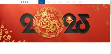 Screenshot of Zhejiang Weitong Catalytic New Materials Co., Ltd.