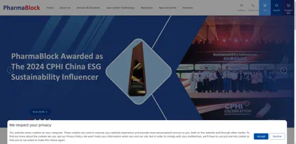 Screenshot of Nanjing Pharmaceutical Stone Technology Co., Ltd.