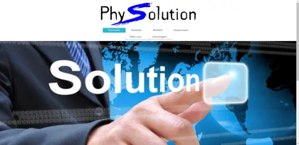 Screenshot of Physolution-Technische Unternehmensberatung und Projektmanagem