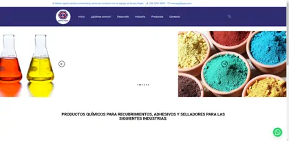 Screenshot of Promotora Industrial Química, S.A. de C.V. (GRUPO PIQSA)