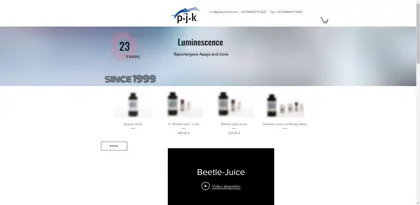 Screenshot of PJK GmbH