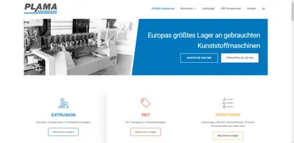 Screenshot of PLAMA Engineering GmbH