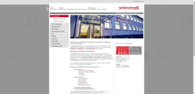 Screenshot of planetroll GmbH & Co. KG