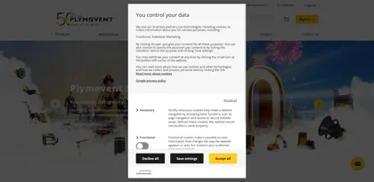Screenshot of PlymoVent GmbH