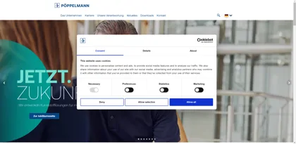 Screenshot of Pöppelmann GmbH & Co. KG