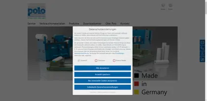 Screenshot of Polo Filter-Technik Bremen GmbH