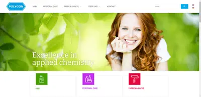 Screenshot of Polygon Chemie AG