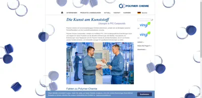 Screenshot of Polymer-Chemie GmbH