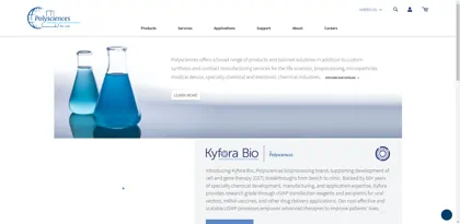 Screenshot of Polysciences Europe GmbH