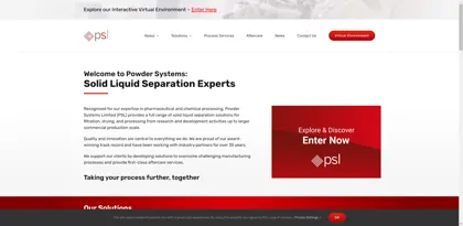 Screenshot of PSL - Powder Systems Limited