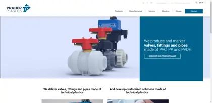 Screenshot of Praher Plastics Austria GmbH