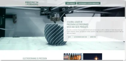 Screenshot of Precision Eforming LLC