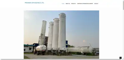 Screenshot of Premier Cryogenics Ltd.