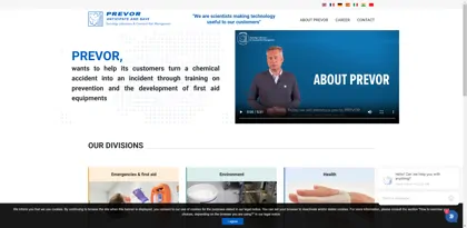 Screenshot of Prevor GmbH