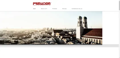 Screenshot of Primation Systemtechnik GmbH & Co. KG