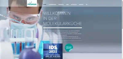 Screenshot of PRISMAN GmbH