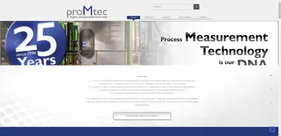 Screenshot of pro l M l tec Theisen GmbH