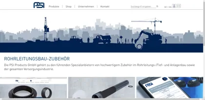 Screenshot of PSI Products GmbH