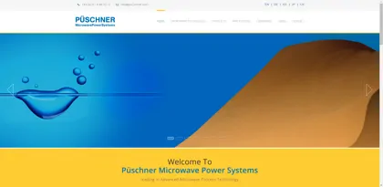 Screenshot of Püschner GmbH & Co KG