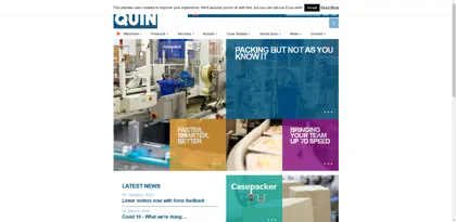 Screenshot of Quin Systems Ltd