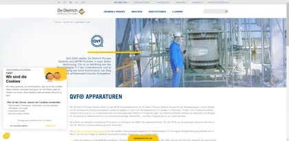 Screenshot of QVF Engineering GmbH