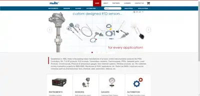 Screenshot of Radix Electrosystems Pvt Ltd