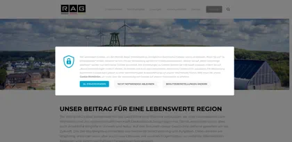 Screenshot of RAG Aktiengesellschaft