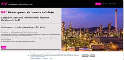 Screenshot of RAT Rühranlagen und Verfahrenstechnik GmbH