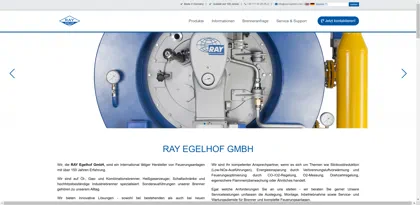 Screenshot of RAY Egelhof GmbH