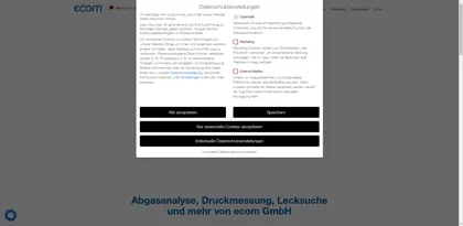 Screenshot of rbr Computertechnik GmbH